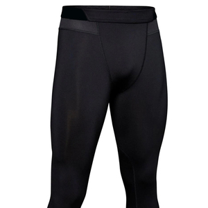 Leggings pour hommes en coton/fibre de bambou respirants, tendance, à taille élastique, séchage rapide, haute qualité, personnalisables, vente en gros OEM - Product Image 4