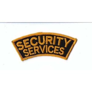 Patch brodé rond en feutre Flaming Ninja Patrol à coudre avec support - Product Image 4