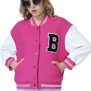 Chaqueta acolchada de invierno a la moda genuina al por mayor para mujer, chaqueta acolchada de invierno con cuello levantado y logotipo personalizado frontal, diseño universitario impermeable hecho en fábrica - Product Image 1