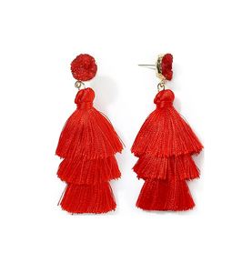 Último diseño, joyería para mujer, conjunto de pendientes bohemios con borlas, pendientes de moda de calidad admirable al mejor precio - Product Image 1