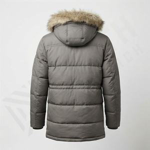 Veste d'hiver pour homme en coton, chaude et épaisse, manteaux pour femmes, parka, fabrication en usine, vêtements d'extérieur thermiques coupe-vent et isolés, tendance - Product Image 2