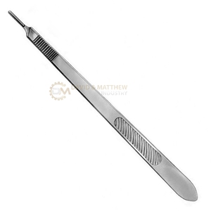 มีดผ่าตัดด้ามจับ Bp แบบแมนนวลโลโก้ #4ใบมีดผ่าตัดทำจากสเตนเลสออกแบบได้ตามต้องการ - Product Image 4