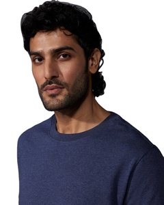 Camisetas de algodón de alta calidad de Color azul para hombre, camisetas de verano de algodón de alta calidad con diseño personalizado, camisetas personalizadas para hombre - Product Image 1