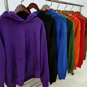 Nouveau sweat à capuche en molleton de coton épais 420 g/m² pour homme, coupe oversize, avec logo personnalisé, couleur unie, style Y2K, collection hiver 2026, vente en gros - Product Image 3