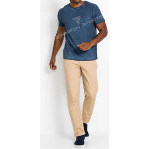 T-shirt Homme Personnalisé en Coton Tricoté Léger 100% Coton, Col Rond, Effet Délavé Acide, Respirant et Séchage Rapide, Idéal pour l'Été – Vente en Gros - Product Image 4