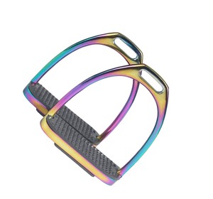 Recién llegado, estribos para montar a caballo de acero inoxidable, agarre antideslizante para SILLÍN inglés, fábrica OEM al por mayor - Product Image 5