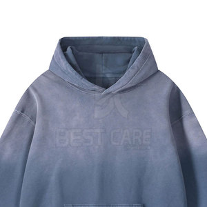 เสื้อฮู้ดเด็กขายดี สีซีดแบบซันเฟด พร้อมโลโก้สั่งทำ ระบายอากาศได้ดี น้ำหนักเบา ขนาดสำหรับเด็ก - Product Image 5