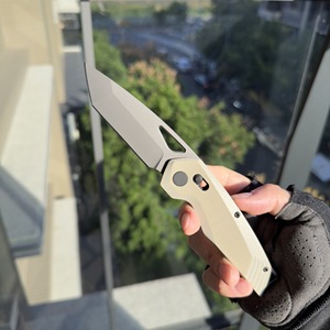 Diseñe su cuchillo individual, cuchillo de caza al aire libre, cuchillo de bloqueo de barra transversal en MOQ bajo - Product Image 5