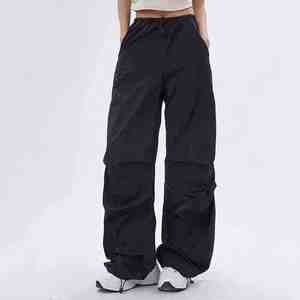 Pantalones Deportivos Holgados de Cintura Media para Mujer, Ajuste Holgado, Térmicos, de Algodón, Pierna Ancha, Ecológicos, Resistentes al Viento, Transpirables, Ropa Casual de Calle - Product Image 5