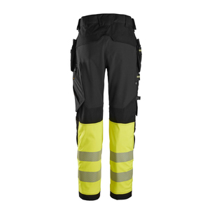 Pantalones cargo multibolsillos de retazos de alta visibilidad OEM, transpirables y duraderos, cintas reflectantes de calidad superior, taller de seguridad - Product Image 2