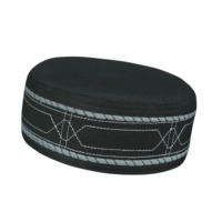 Grosir Topi Kufi Namaz Islami Custom, Ringan, Motif Geometris, Logo Custom, Pakaian Kepala Muslim untuk Musim Gugur
