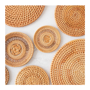 Assiettes en rotin du Vietnam vente en gros avec la meilleure offre exportation vaisselle tissée à la main durable, repas écologique en commandes en gros - Product Image 4