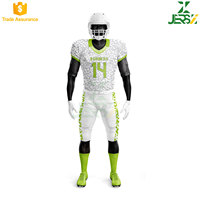 Uniforme de Fútbol Americano Sublimado Transpirable Personalizado Más Vendido, Logotipo Personalizado para Unisex, 100% Poliéster OEM
