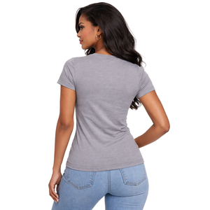 Camiseta Soror 08 gris acero, camiseta rosa y verde para mujer de la hermandad griega, ropa informal y elegante para uso diario - Product Image 2