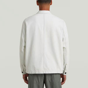 Veste en jean légère en matériau respirant pour hommes 100%/veste en jean à séchage rapide pour hommes à manches longues - Product Image 2