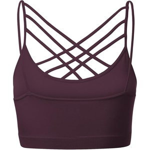 Nuevo 2025 Sujetador deportivo sin espalda Sujetador deportivo de yoga sin costuras de alta elasticidad para mujer - Product Image 2