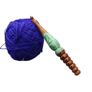 Resin Ergonomic <b>Crochet</b> <b>Hook</b> <b>Set</b> of 7 Different Size 4.0 mm to 12 mm Custom Selection of Size buy From India - Product Image 1