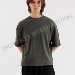 เสื้อยืดคอกลมพิมพ์ลายพิเศษ คุณภาพสูง ผ้าฝ้าย 100% สำหรับผู้ชายและยูนิเซ็กซ์ เสื้อเจอร์ซีย์เรียบง่าย สวมใส่สบาย ระบายอากาศได้ดี ไม่เป็นขุย - Product Image 3