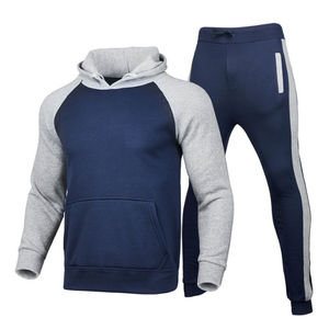 Conjunto de Sudadera con Capucha y Pantalones de Forro Polar para Hombre, Diseño Personalizado, Ecológico, Estampado, para Invierno - Product Image 1