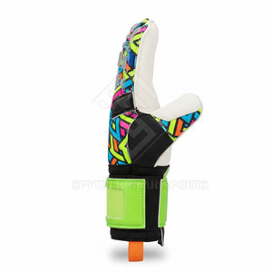 Échantillon gratuit Gants de gardien de but professionnels de haute qualité 4 mm Latex Antidérapant Fermeture à crochets et boucles Protection de football - Product Image 5