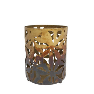 Décor à la maison bougie en fer votive couleur marron cylindre votive et bougeoir lanterne et bocaux à bougies en vrac - Product Image 3