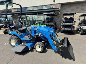 Tracteur Compact Industriel de Haute Qualité LS avec Tondeuse, Chargeur Frontal et Rétrocaveuse, Moteur 2 Temps 125cc, 24V, 4 Roues - Qualité Supérieure - Product Image 3