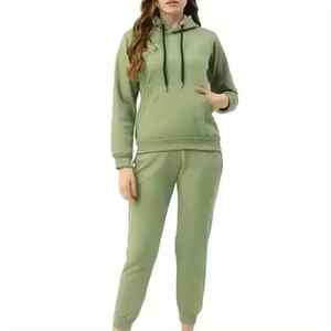 Vente chaude Ensemble de jogging personnalisé 2 pièces Ensemble de jogging pour dames Survêtement personnalisé pour femmes Survêtements personnalisés pour femmes Vêtements Survêtement - Product Image 1