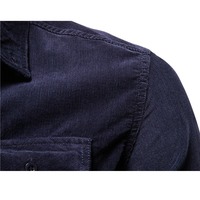 Kemeja Pria Premium Lengan Panjang 100% Katun Satin Anti-Kerut Kancing Depan Kasual Bisnis