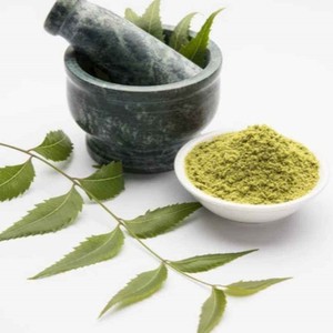 Poudre de Neem pour le soulagement du psoriasis du cuir chevelu et de la dermatite séborrhéique, masque apaisant ayurvédique naturel pour les peaux qui piquent et qui desquillent, 16 oz - Product Image 3