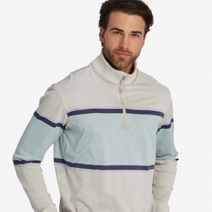 Men's Stretch <b>Golf</b> Quarter Zip - Comfortable and Flexible - Great for Active Wear and Sports - Product Image 1