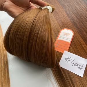 Cabello liso de Color marrón claro a granel, 100% cabello humano vietnamita, el mejor proveedor de Vietnam, Remy, proveedor Natural, DHL, UPS y FedEx - Product Image 2