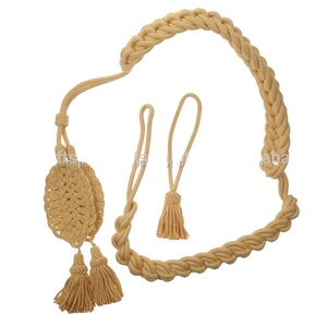 Vente en gros exigence personnalisée 100% fil métallique rond tirage jaune Napoléon Shako chapeaux cordons - Product Image 5