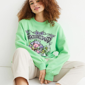 Nouveauté Sweat-shirt à col rond pour femmes vente en gros 100% coton tissu tricoté confortable imprimé uni XS taille 3D Styles d'hiver - Product Image 1