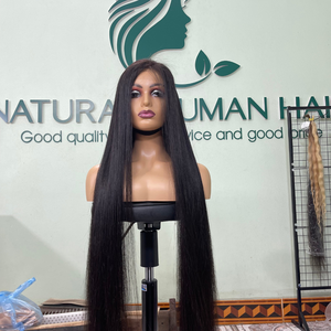 Vente en gros de cheveux vierges Remy bruts 13x4 4x4 perruque transparente avant en dentelle paquets de cheveux en dentelle suisse avec fermeture en dentelle - Product Image 5