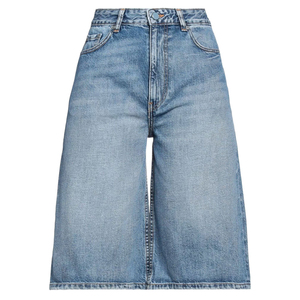 2025 mejor estilo de moda para mujer Pantalones cortos de mezclilla transpirable de secado rápido Color personalizado y logotipo aceptar servicio OEM - Product Image 1