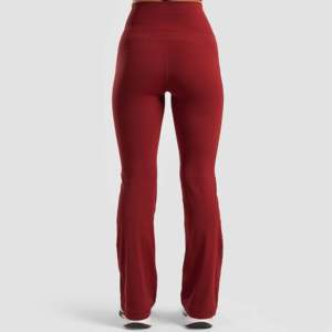 Momentum Red <b>Flared</b> Pants Stylish Yoga <b>Leggings</b> - Product Image 3