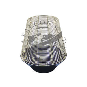 Nouveau design tendance, bougeoir en fil de fer métallique pour décoration intérieure/extérieure, mariage et Noël, fait à la main, durable - Product Image 5