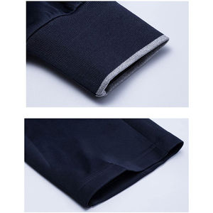 ชุดวอร์มผู้ชายผ้าฝ้าย 100% น้ำหนักปานกลาง ออกแบบเอง สำหรับฤดูหนาว ระบายอากาศได้ดี สไตล์สตรีทแวร์ กันลม ไซส์ใหญ่ ติดกระเป๋าด้านหน้า - Product Image 5