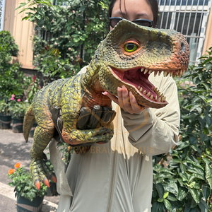 Disfraz <span class=keywords><strong>de</strong></span> marioneta <span class=keywords><strong>de</strong></span> mano <span class=keywords><strong>de</strong></span> dinosaurio controlado a mano humano Animatronic realista para Parque <span class=keywords><strong>de</strong></span> Atracciones centro comercial parque <span class=keywords><strong>de</strong></span> aventuras interior - Product Image 2