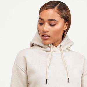 Sudadera con Capucha Corta de Invierno para Mujer con Logotipo Personalizado, Color Sólido, Manga Larga, 100% Algodón - Product Image 1