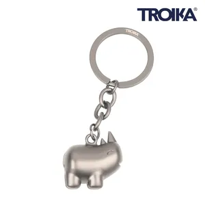 Portachiavi e Moschettoni Promozionali Personalizzati a Forma di Rinoceronte - Gadget Personalizzabili - Product Image 1