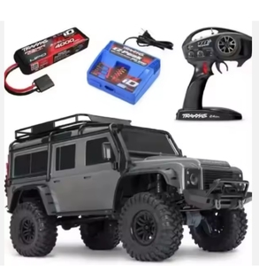 Traxxas TRX-4 Land Rover Defender RC 4x4 Rock Crawlers RTR avec combo LiPo 3S de haute qualité, prêt à être expédié - Product Image 1