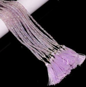 Cuentas redondas naturales Rondelle para fabricación de joyas DIY pulsera collar joyería Scorolite Beads - Product Image 2