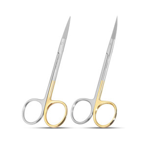 Suministros médicos Tijeras quirúrgicas Iris Hoja recta Tijeras de primeros auxilios Mango Tijeras quirúrgicas delicadas - Product Image 2