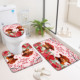 Ensemble de tapis de salle de bain imprimés sur mesure pour salle de bain, rideau de douche antidérapant, tapis de bain - Product Image 5
