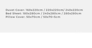 Striped 3cm White 100% Cotton Bedding <b>Set</b> | 60/1 Compact Combed | 220x220 <b>Duvet</b> Cover + 240x280 Bed Sheet + 50x70 <b>Pillow</b> Case - Product Image 6