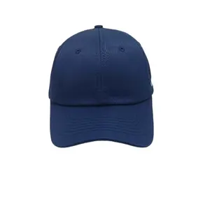 ベトナム製のクロージャーネイビーカラーの野球帽と無料サンプルの安いポリエステル軽量お父さんの帽子