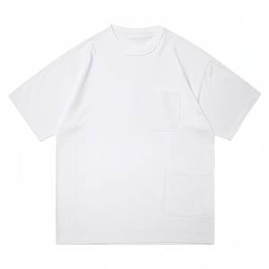 Premium Quality Custom Logo Screen Printing Streetwear 100% Cotton Oversize Drop Shoulder Crewneck <b>T</b>-<b>shirt</b> for <b>Men</b> - Product Image 2