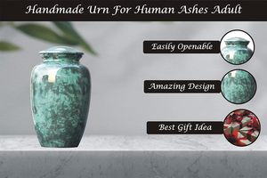 Cremation <b>Urn</b> for Human Ashes -for Large Personalized Funeral Burial for Ashes Handcrafted - for <b>Dogs</b> Ashes - Product Image 2
