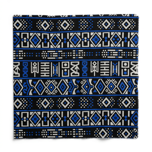 Vestido Blusa Pagne Maliano para Mujer, con Falda Vibrante de Estampado de Cera y Top a Medida, Bordado con Tinte Natural, de Algodón y Lino Transpirable - Product Image 4